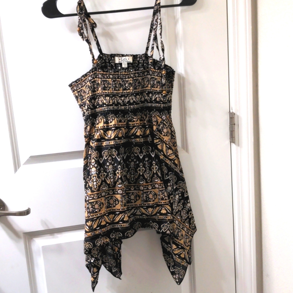 VTG Y2K L.E.I. Boho M Women's Tunic